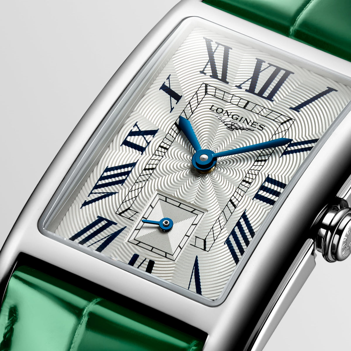 Longines Dolcevita 23.30 X 37.00 mm Silver "flinqué" Stainless steel L5512471A L5.512.4.71.A detailed view