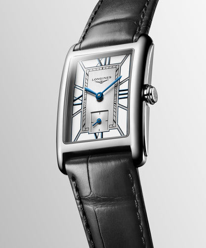 Longines Dolcevita 23.30 X 37.00 mm White Stainless steel L55124752 L5.512.4.75.2 front and side view