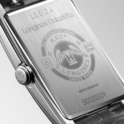 Longines Dolcevita 23.30 X 37.00 mm White Stainless steel L55124752 L5.512.4.75.2 back view