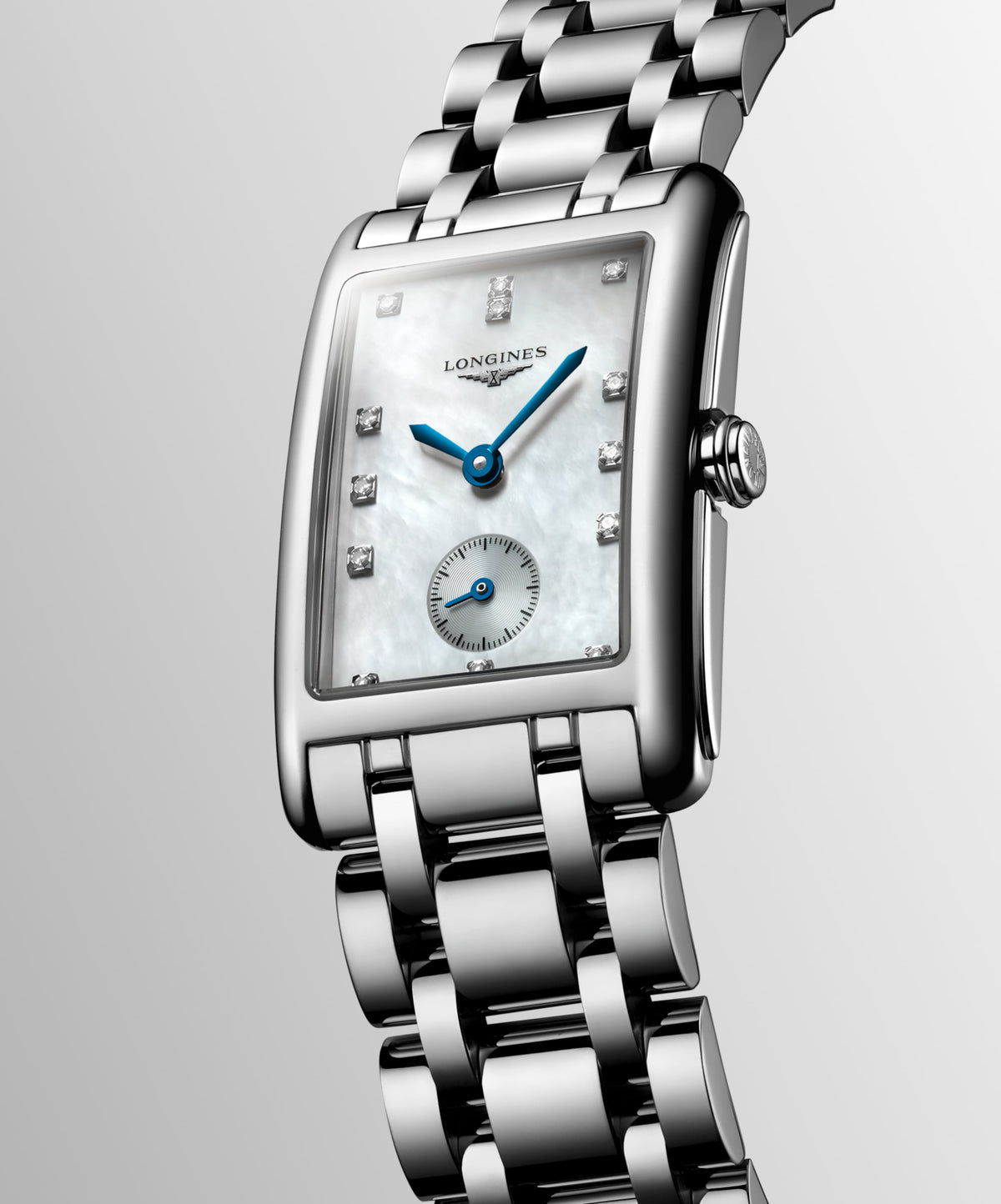 Longines Dolcevita 23.30 X 37.00 mm White mother-of-pearl Stainless steel L55124876 L5.512.4.87.6 back view
