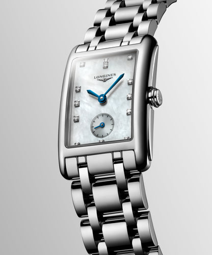 Longines Dolcevita 23.30 X 37.00 mm White mother-of-pearl Stainless steel L55124876 L5.512.4.87.6 back view
