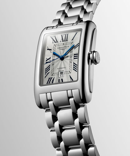 Longines Dolcevita 27.70 X 43.80 mm Silver "flinqué" Stainless steel L57574716 L5.757.4.71.6 back view