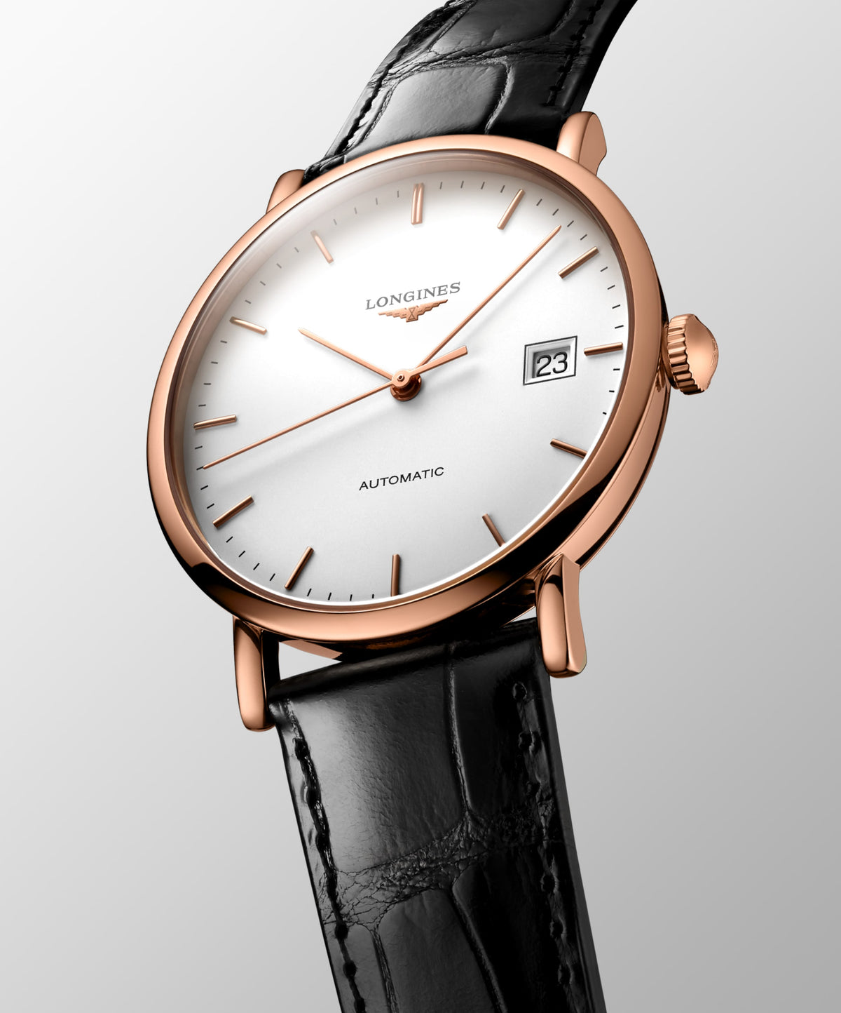 Longines Elegant Collection 37.00 mm White matt Rose gold 18 carats L47878124 L4.787.8.12.4 back view