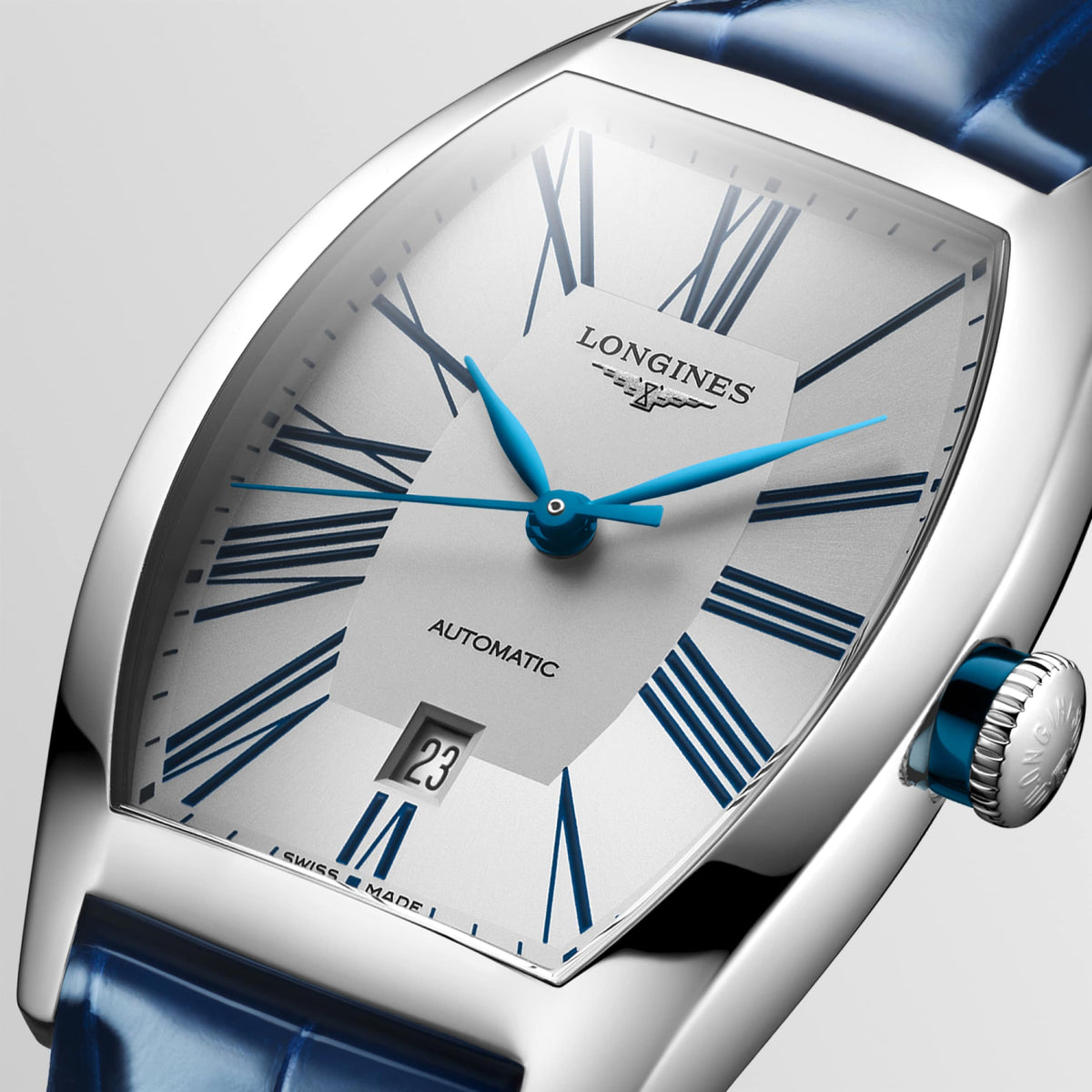 Longines Evidenza 26.00 X 30.60 mm Opaline Ivory Stainless steel L21424702 L2.142.4.70.2 detailed view