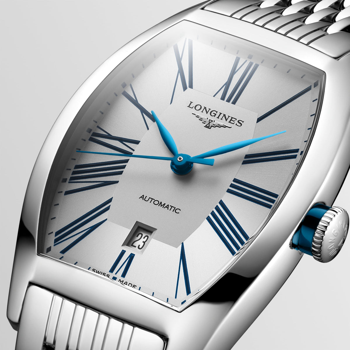 Longines Evidenza 26.00 X 30.60 mm Opaline Ivory Stainless steel L21424706 L2.142.4.70.6 detailed view