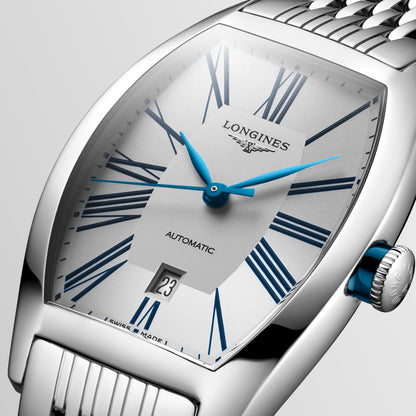 Longines Evidenza 26.00 X 30.60 mm Opaline Ivory Stainless steel L21424706 L2.142.4.70.6 detailed view