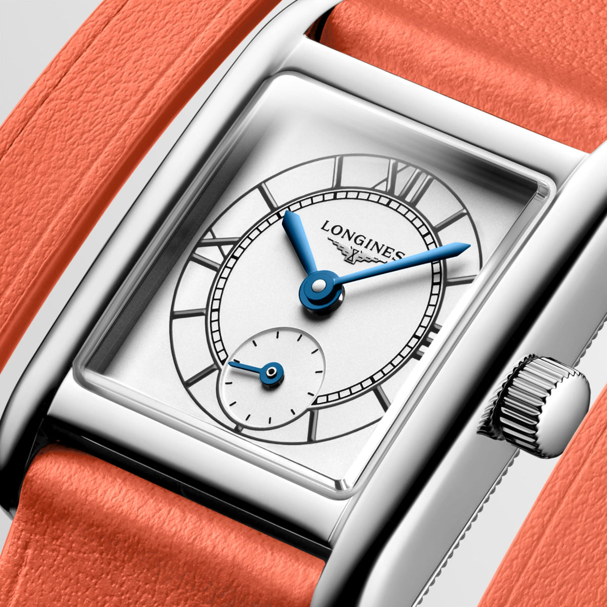 Longines Mini Dolcevita 21.50 X 29.00 mm Opaline Ivory Stainless steel L52004758 L5.200.4.75.8 detailed view