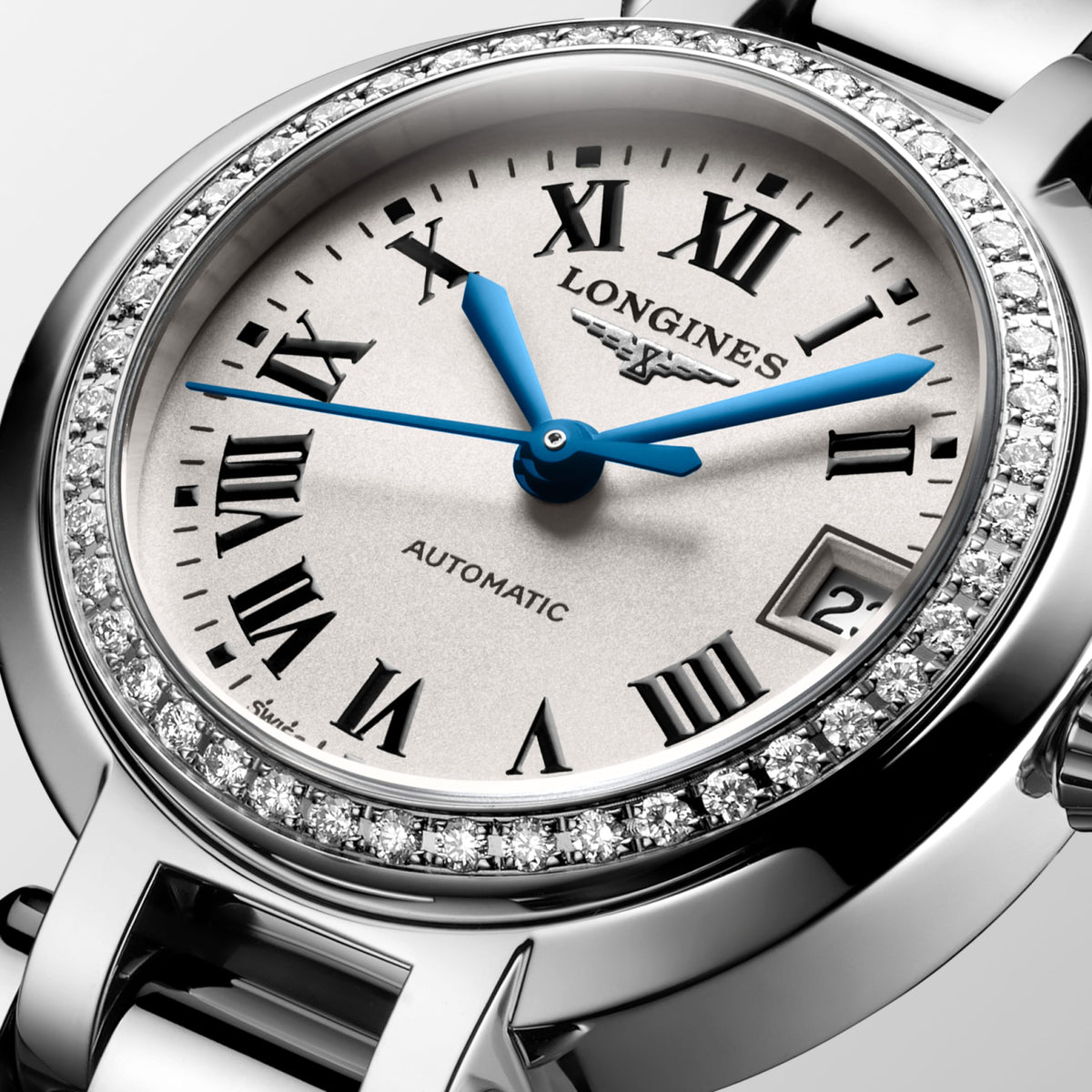 Longines Primaluna 26.50 mm Opaline Ivory Stainless steel L81110716 L8.111.0.71.6 detailed view