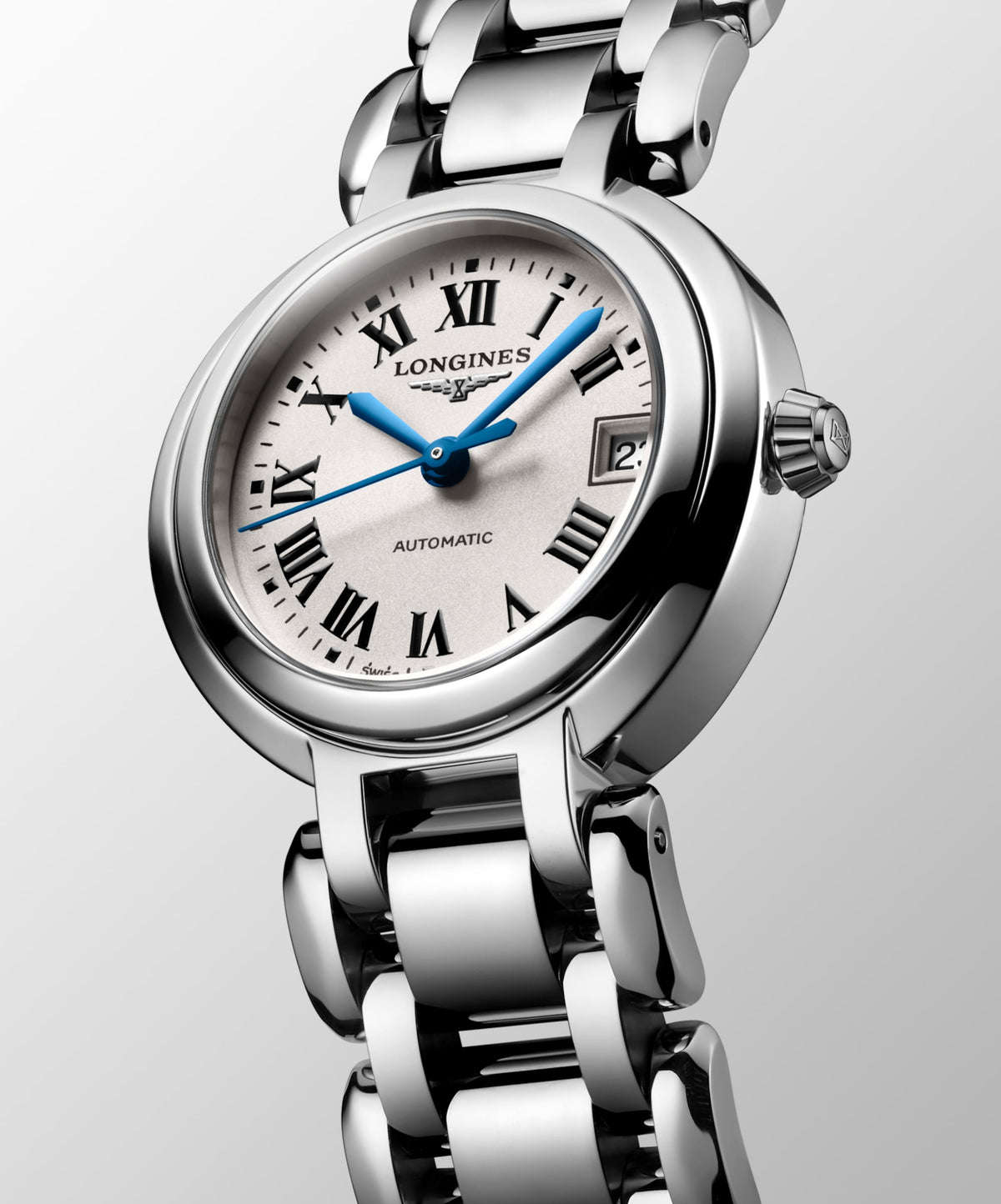 Longines Primaluna 26.50 mm Opaline Ivory Stainless steel L81114716 L8.111.4.71.6 back view