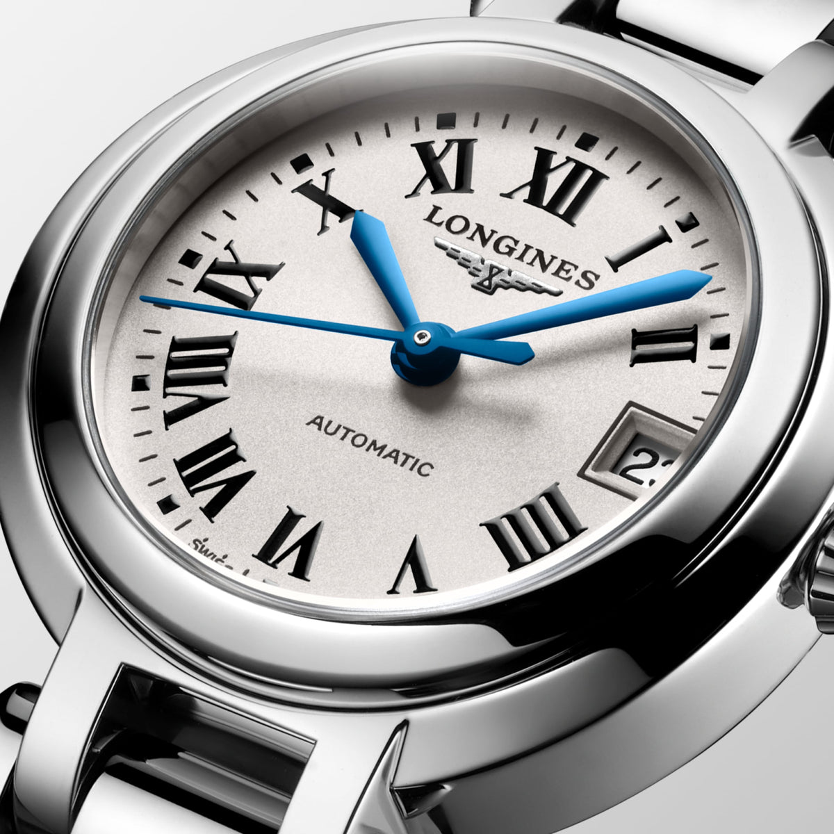 Longines Primaluna 26.50 mm Opaline Ivory Stainless steel L81114716 L8.111.4.71.6 detailed view