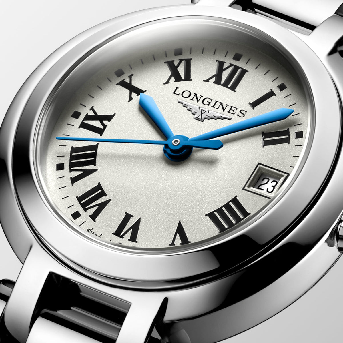 Longines Primaluna 26.50 mm Opaline Ivory Stainless steel L81204716 L8.120.4.71.6 detailed view