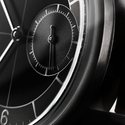 Longines Sector Dial 38.50 mm Black Stainless steel L28284532 L2.828.4.53.2 back view