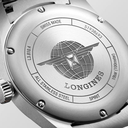 Longines Spirit 40.00 mm Sunray blue Stainless steel L38104936 L3.810.4.93.6 detailed view