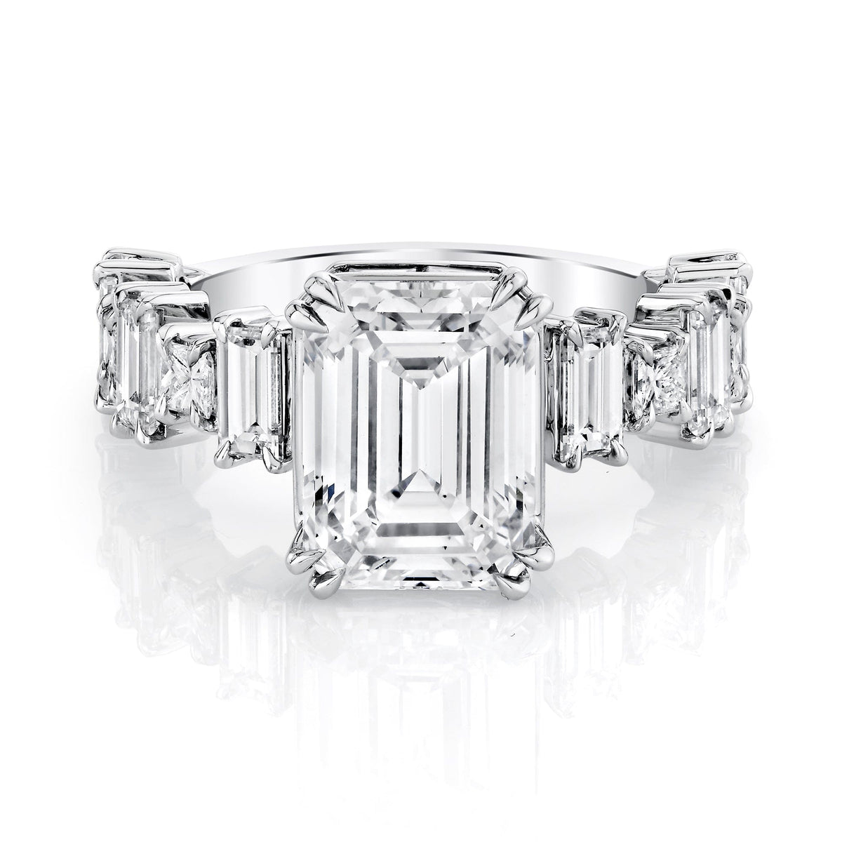 Crown Emerald Hidden Halo