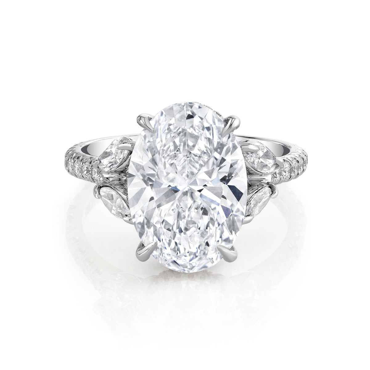 Montage Oval Cathedral Hidden Halo – Markham Fine Jewelers