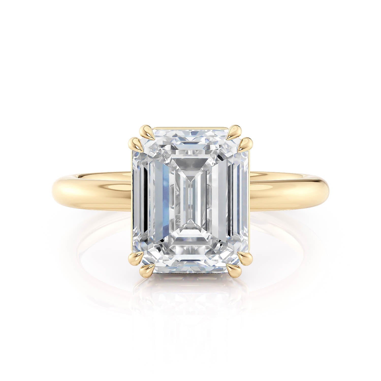 Monarch Emerald Hidden Halo – Markham Fine Jewelers
