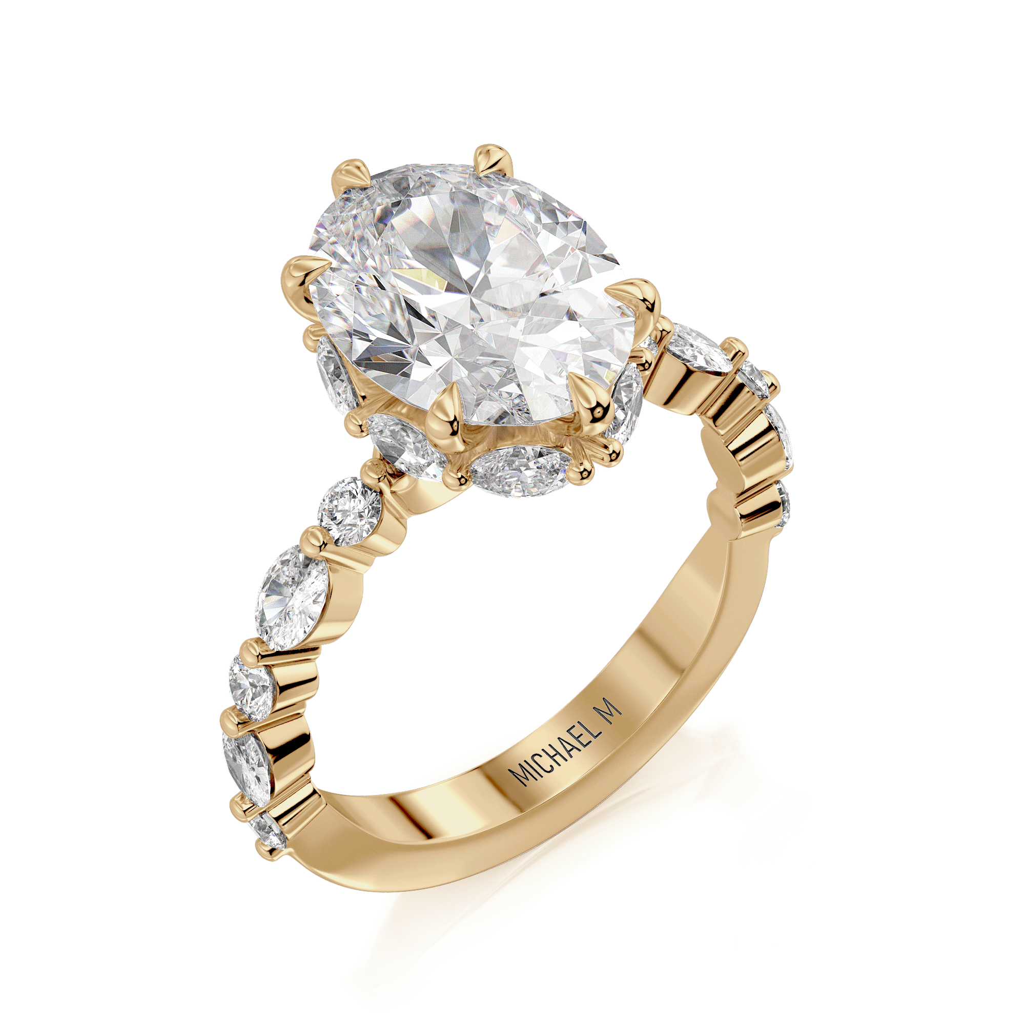 Monarch R837-3 Oval – Markham Fine Jewelers