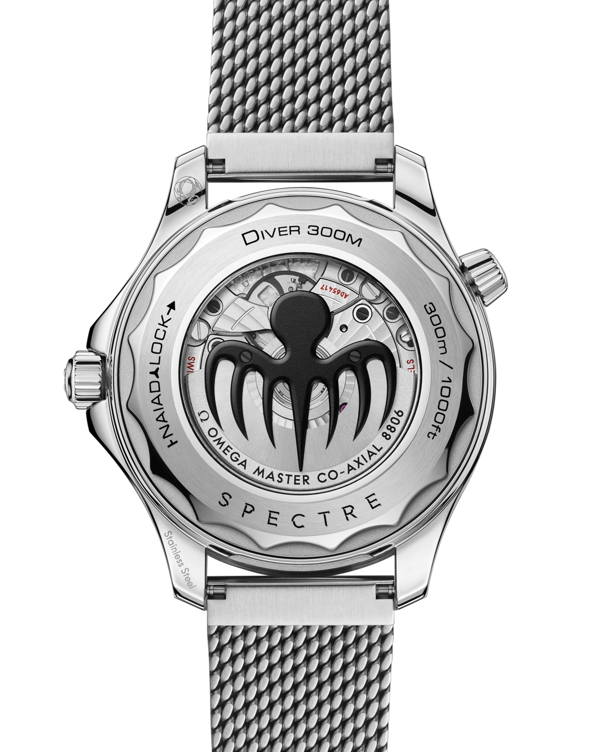 Spectre Edition: Seamaster Diver 300M 42 mm, steel on steel, James Bond