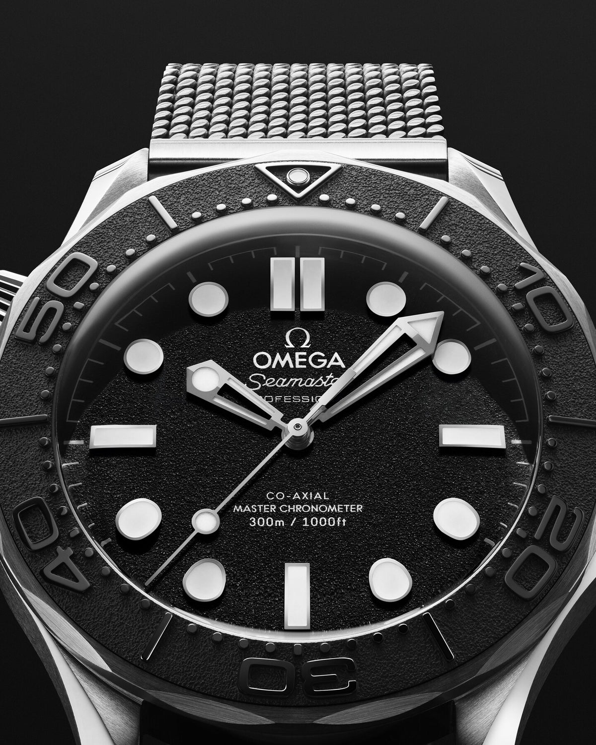 Spectre Edition: Seamaster Diver 300M 42 mm, steel on steel, James Bond