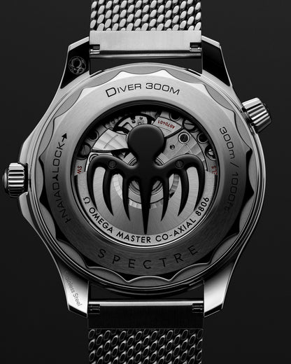 Spectre Edition: Seamaster Diver 300M 42 mm, steel on steel, James Bond