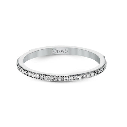 Oval - cut Engagement Ring & Matching Wedding Band in 18k Gold with Diamonds - Simon G. Jewelry