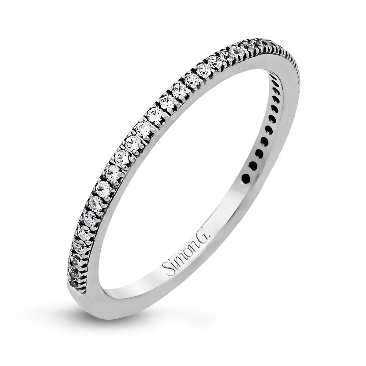Oval - cut Engagement Ring & Matching Wedding Band in 18k Gold with Diamonds - Simon G. Jewelry