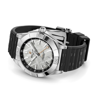 Chronomat Automatic GMT 40 Erling Haaland Stainless steel & platinum 40 mm P323982A1F1S1 third view