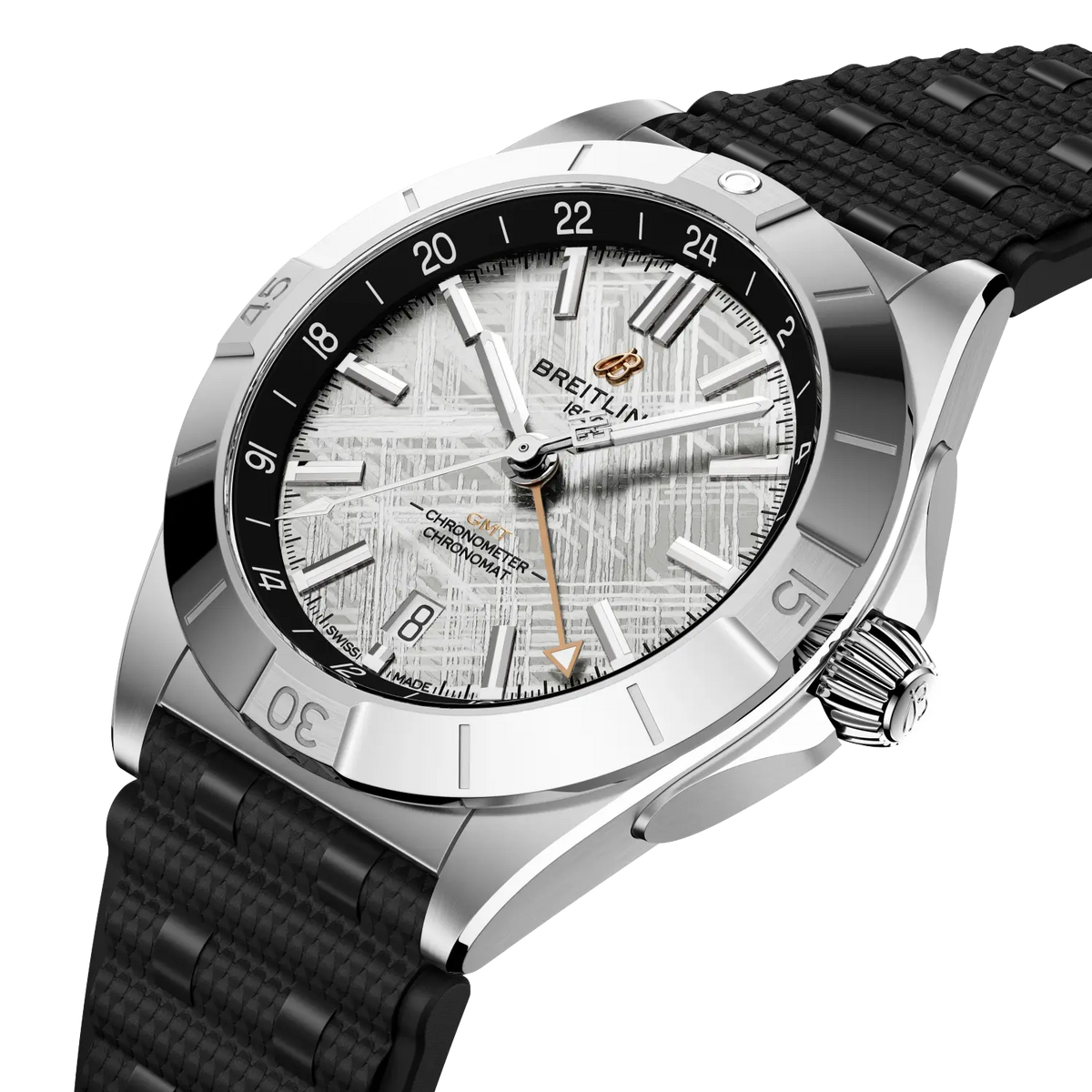 Chronomat Automatic GMT 40 Erling Haaland Stainless steel & platinum 40 mm P323982A1F1S1 second view