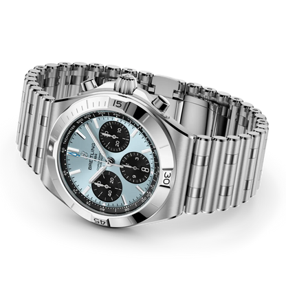Chronomat B01 Chronograph 42 Stainless steel & platinum 42 mm PB0158101C1A1 third view