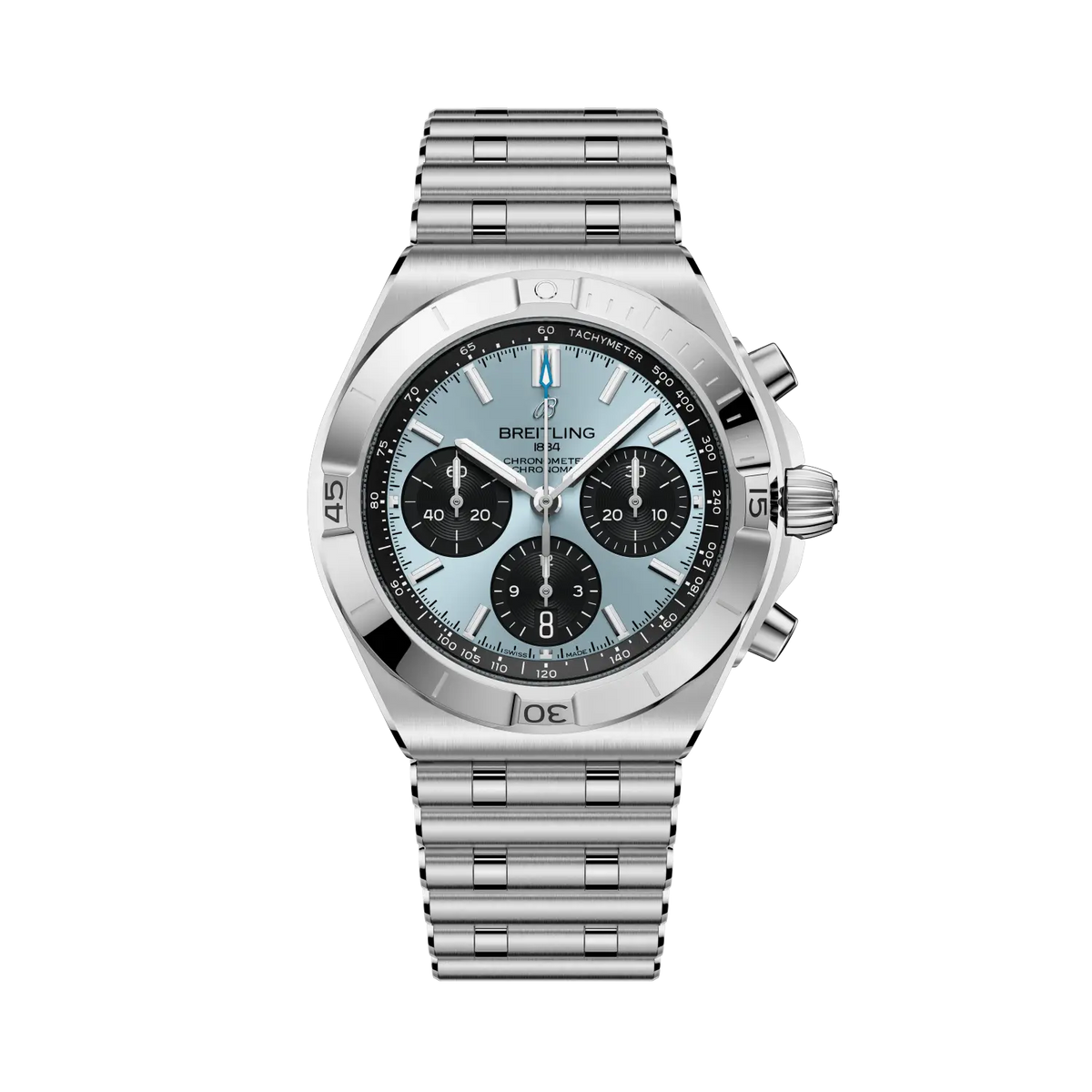 Chronomat B01 Chronograph 42 Stainless steel & platinum 42 mm PB0158101C1A1 main view