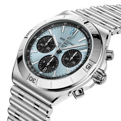 Chronomat B01 Chronograph 42 Stainless steel & platinum 42 mm PB0158101C1A1 second view