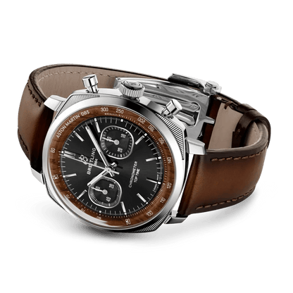 Top Time B01 Chronograph 41 Tribute to Aston Martin DB5 Stainless steel & platinum 41 mm PB0178121B1X1 second view
