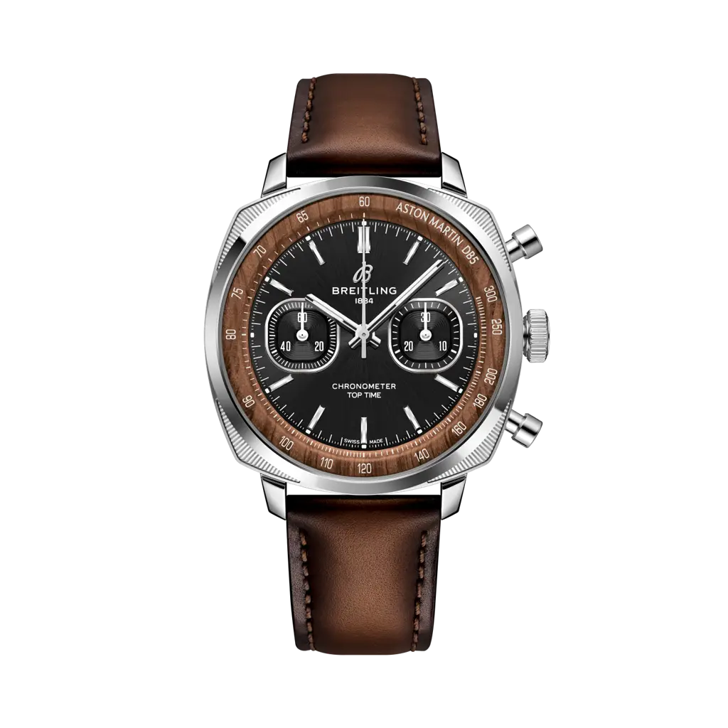 Top Time B01 Chronograph 41 Tribute to Aston Martin DB5 Stainless steel & platinum 41 mm PB0178121B1X1 main view
