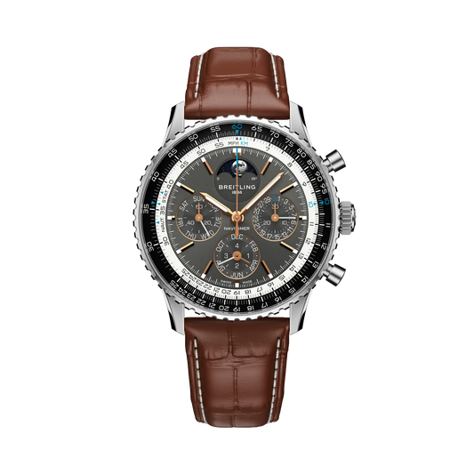 Navitimer B19 Chronograph 43 Perpetual Calendar Stainless steel & platinum 43 mm PB1921251B1P1 main view