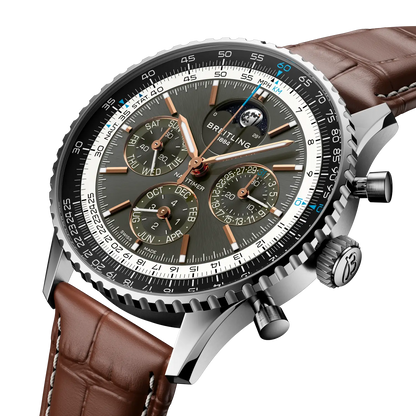 Navitimer B19 Chronograph 43 Perpetual Calendar Stainless steel & platinum 43 mm PB1921251B1P1 secondary view