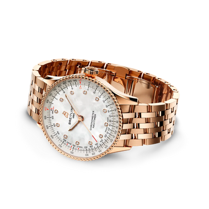 Navitimer Automatic 36 Small scale traceable 18K red gold 36 mm R17327211A1R1 third view