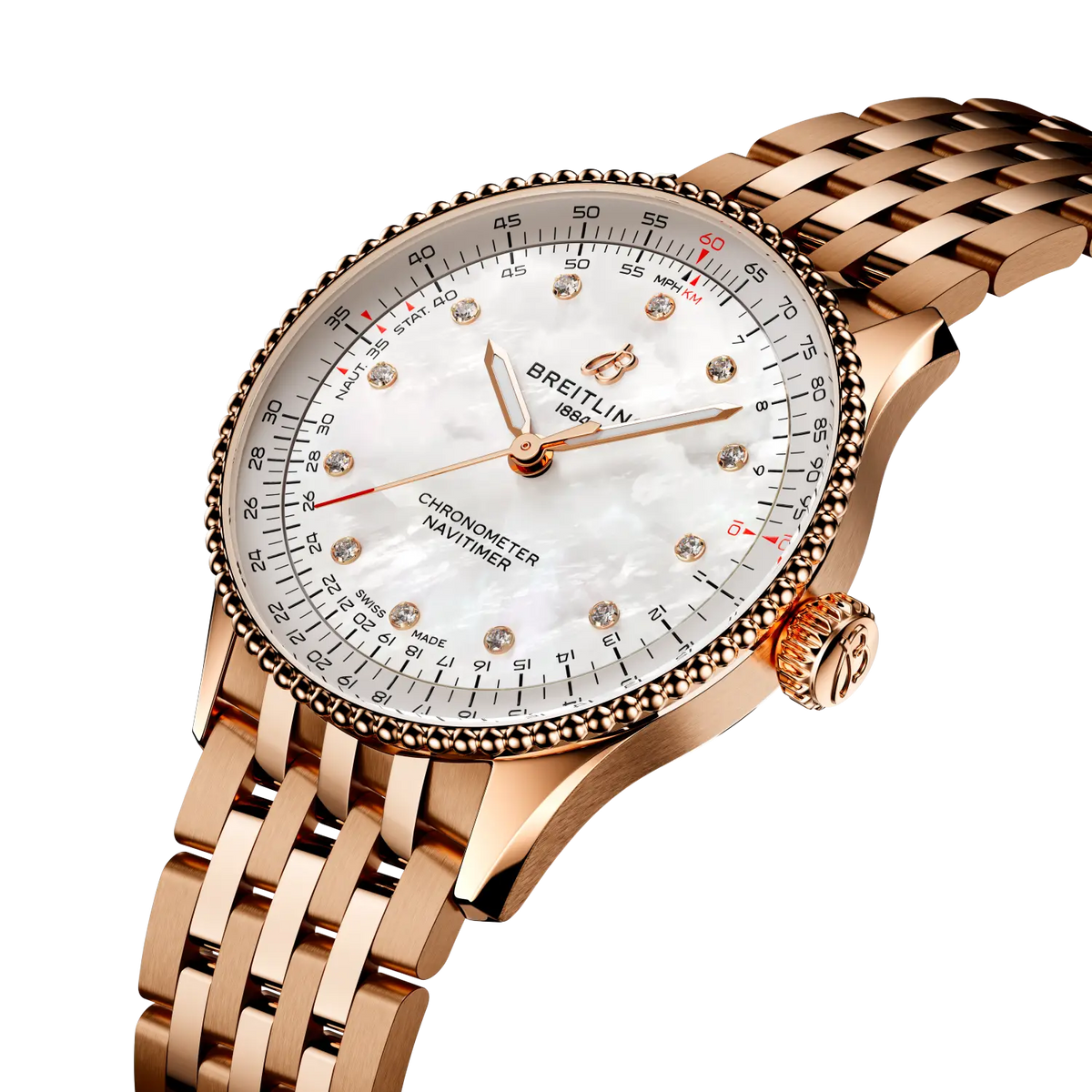 Navitimer Automatic 36 Small scale traceable 18K red gold 36 mm R17327211A1R1 secondary view