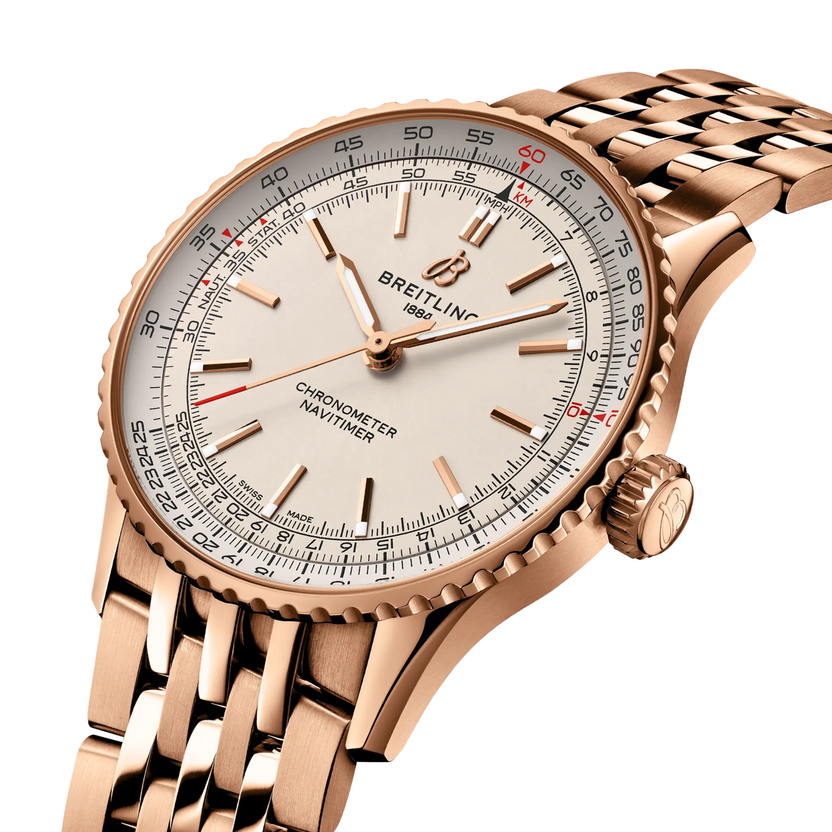 Navitimer Automatic 41 Small scale traceable 18K red gold 41 mm R17329F41G1R1 secondary view