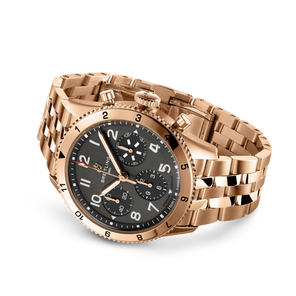 Classic AVI Chronograph 42 P-51 Mustang 18k red gold 42 mm R233801A1B1R1 third view
