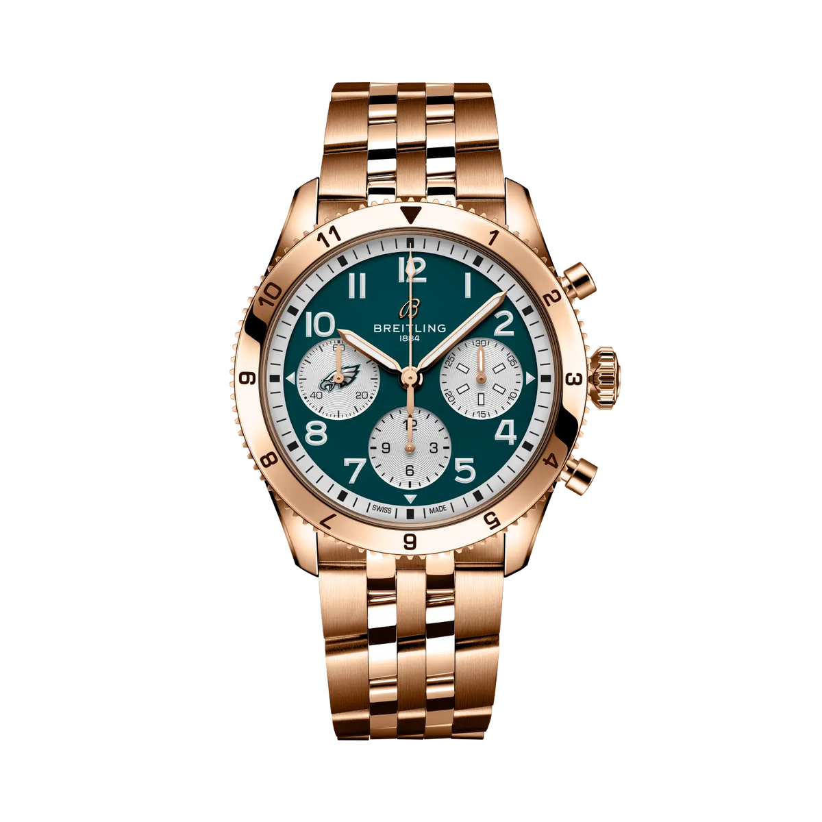 Classic AVI Chronograph 42 Super Bowl LIX Philadelphia Eagles Limited Edition 18k red gold 42 mm R233802A1L1R1 main view
