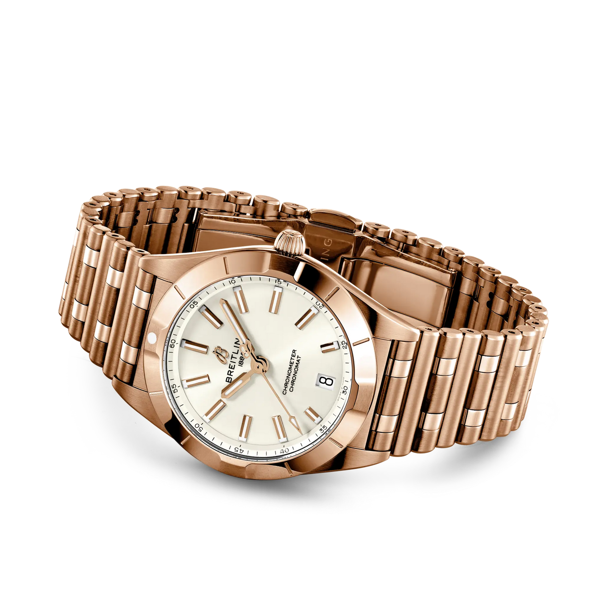 Chronomat 32 18k red gold 32 mm R77310101A1R1 third view