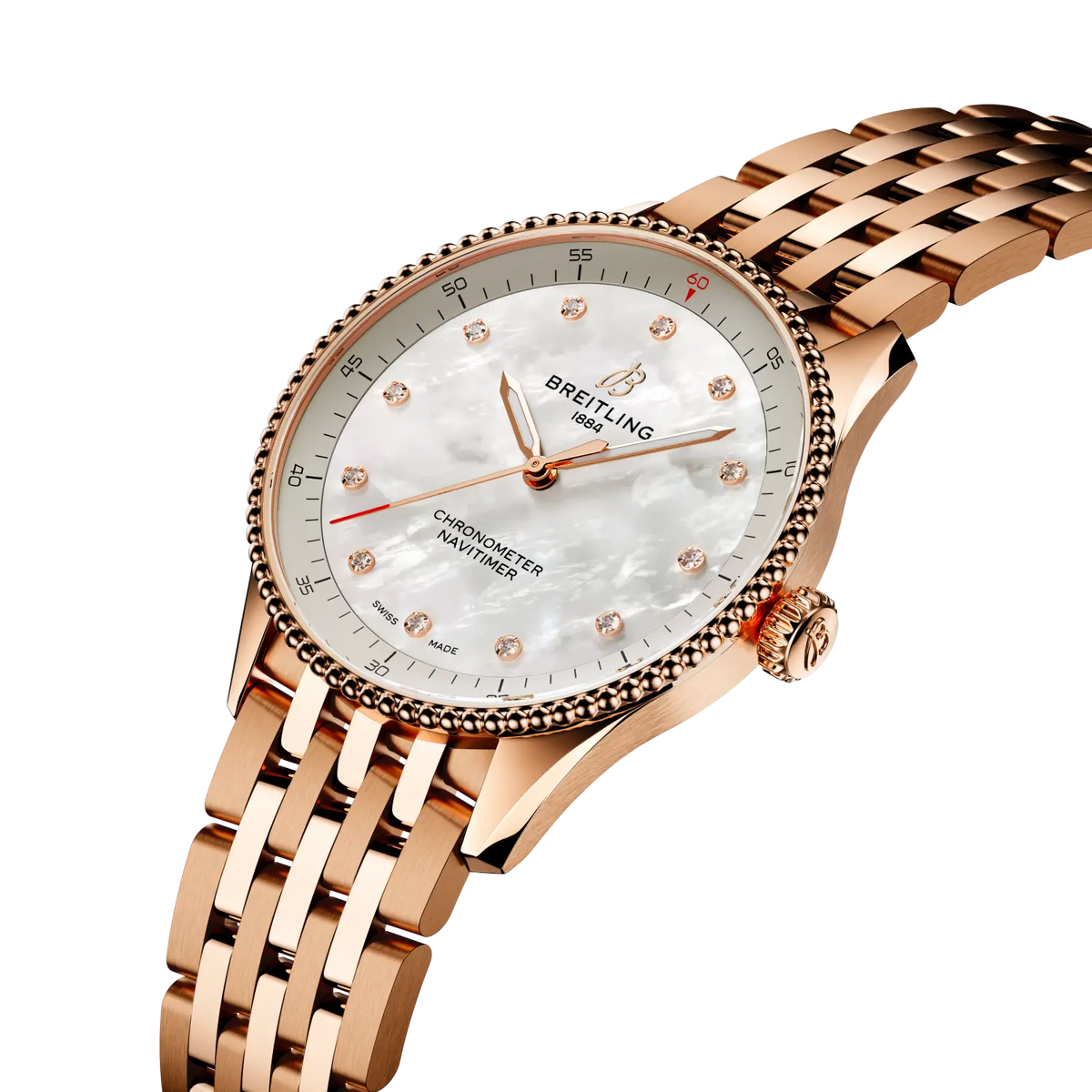 Navitimer 32 Small scale traceable 18K red gold 32 mm R77320E61A1R1 secondary view