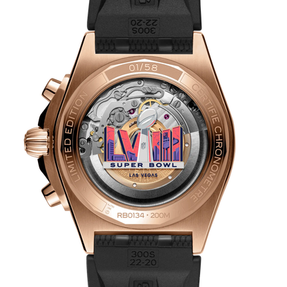 Chronomat B01 42 Super Bowl LVIII 18k red gold 42 mm RB01343A1C1S1 fourth view