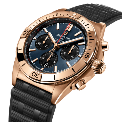 Chronomat B01 42 Super Bowl LVIII 18k red gold 42 mm RB01343A1C1S1 second view