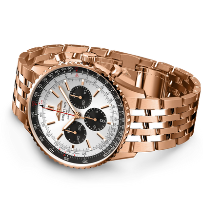Navitimer B01 Chronograph 46 18k red gold 46 mm RB0137241G1R1 third view