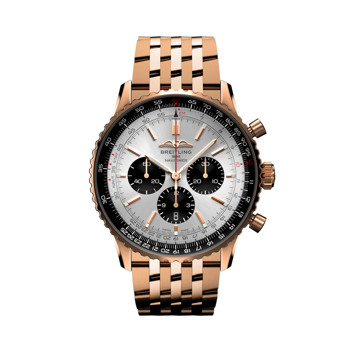 Navitimer B01 Chronograph 46 18k red gold 46 mm RB0137241G1R1 main view
