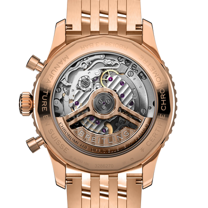 Navitimer B01 Chronograph 43 18k red gold 43 mm RB0138211B1R1 fourth view