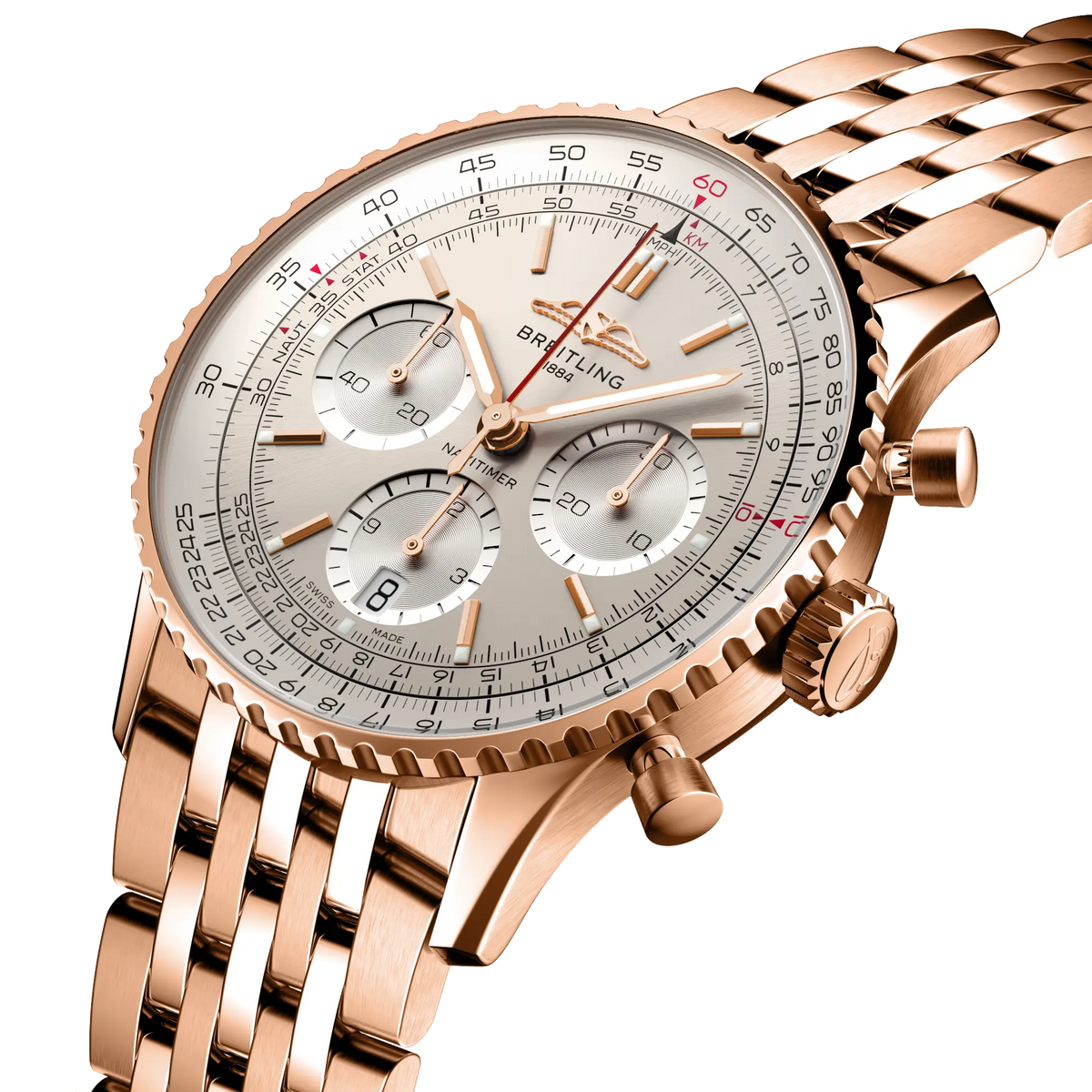 Navitimer B01 Chronograph 41 18k red gold 41 mm RB0139211G1R1 secondary view