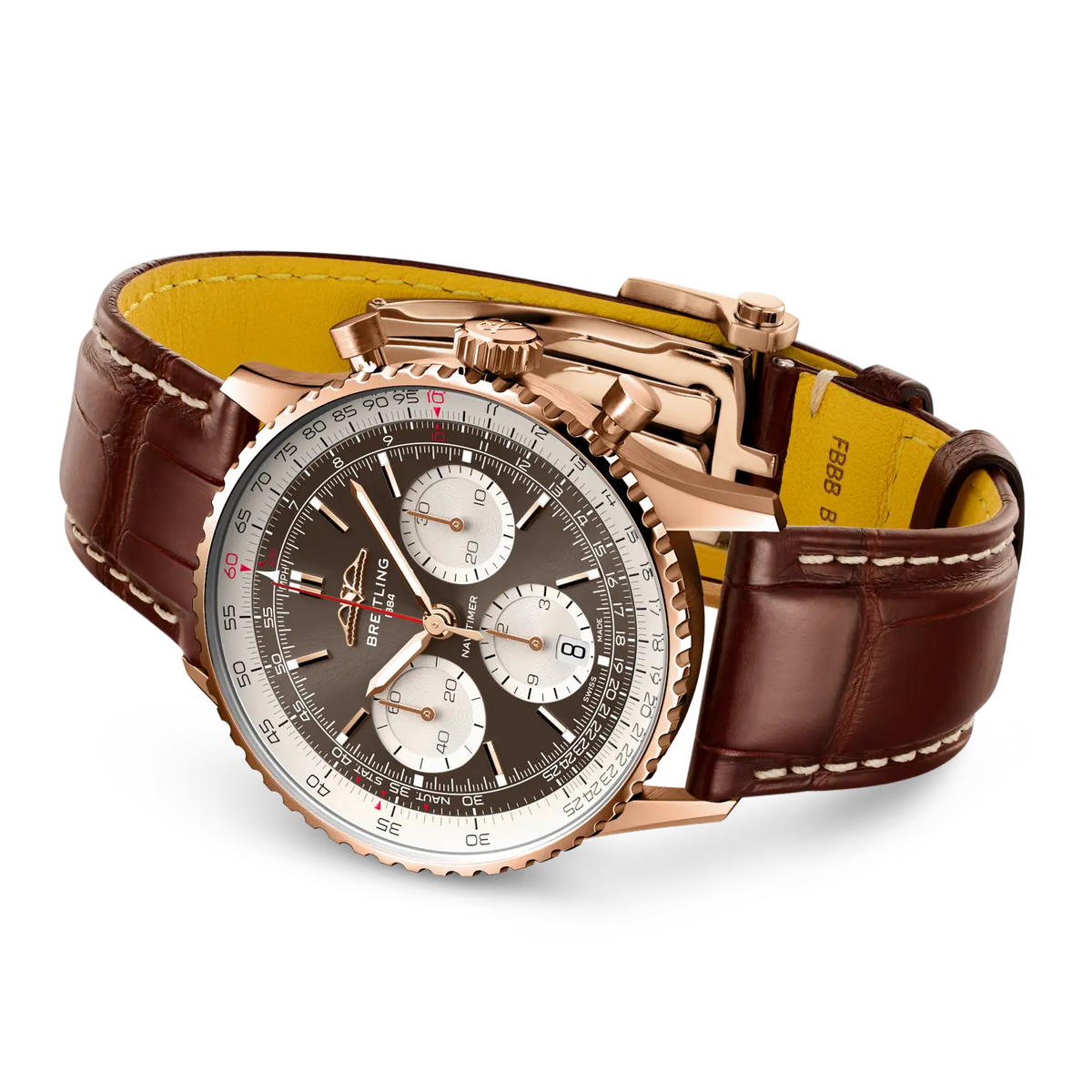 Navitimer B01 Chronograph 41 18k red gold 41 mm RB0139211Q1P1 third view