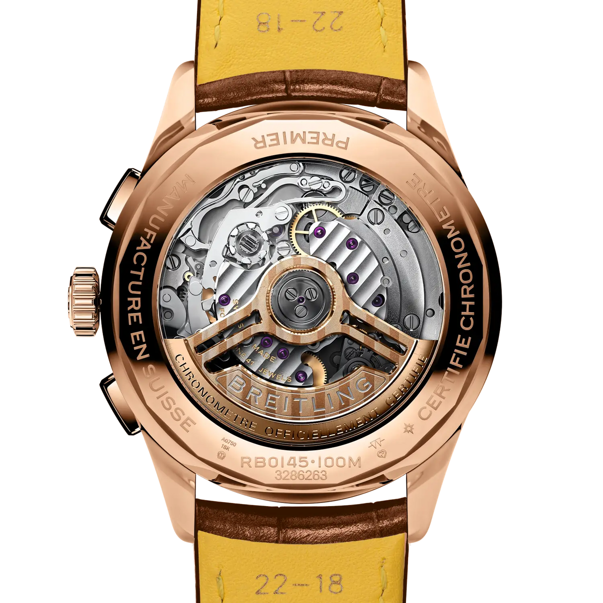 Premier B01 Chronograph 42 18k red gold 42 mm RB0145171C1P1 fourth view